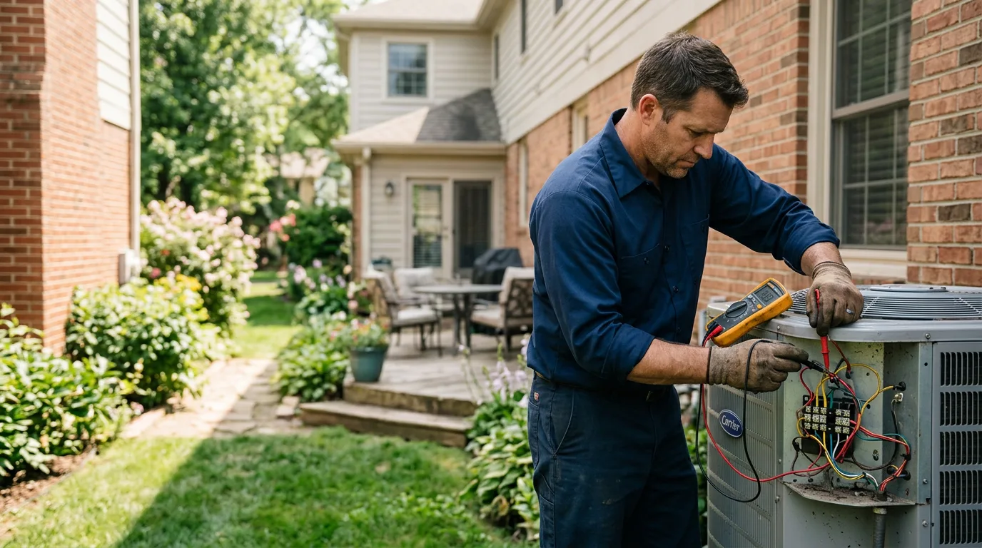 HVAC technician working near Greenfield, IL